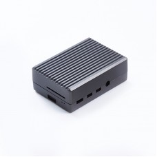 Aluminum Alloy Case Cooling Shell Protective Box with Heat Dissipation for Raspberry Pi 4B Gray