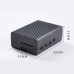 Aluminum Alloy Case Cooling Shell Protective Box with Heat Dissipation for Raspberry Pi 4B Gray