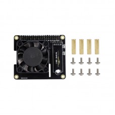 Intelligent Temperature Control Cooling Fan Expansion Board without OLED for Raspberry Pi 4B 3B+ 3B