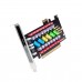 PC HiFi Power Filter Card PCI/PCI-E HiFi PC Audio Power Supply Purification w/ Colorful LED AXF-107