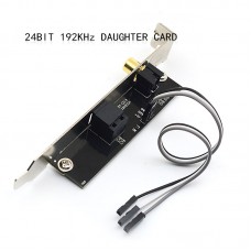 SPDIF Daughter Card Optical Fiber Coaxial Digital Sound Card Baffle DAC DTS Decoder 24BIT 192KHz