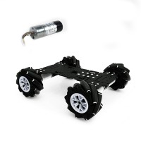 Mecanum Wheel Robot Car 4WD Omnidirectional Smart Car Chassis 0.65A 250RPM for Raspberry Pi STM32