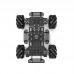 Mecanum Wheel Robot Car Omnidirectional DIY Smart Car Chassis Big Size 2.6A 460RPM for Raspberry Pi 