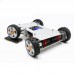 Smart Car Chassis Front Wheel Steering Robot Car Swing Suspension with 1:51 Planetary Gear Motor 