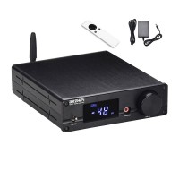 Bluetooth 5.0 DAC ES9038 Headphone Amplifier USB DAC DSD512 Support For LDAC NXC07 (Black)