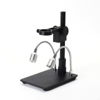 Portable Aluminum Alloy Arm USB Microscope Stand Holder Bracket Mini Foothold Table Frame For Microscope Repair Soldering