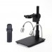 41MP Industrial Microscope Camera HDMI 1080P USB Microscope Camera Stand Kit with 120X C-Mount Lens