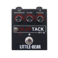 For RT-2 Little Bear Guitar Distortion Fuzz Effector effect StompBox Pedal For Motorola LM308AN