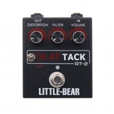 For RT-2 Little Bear Guitar Distortion Fuzz Effector effect StompBox Pedal For Motorola LM308AN