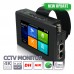 4" Wrist HD CCTV Tester 4K H.265 8MP IP CVBS CVI TVI AHD Camera Tester with WiFi Hotspot IPC-1800ADH Plus  