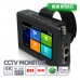 4" Wrist HD CCTV Tester 4K H.265 8MP IP CVBS CVI TVI AHD Camera Tester with WiFi Hotspot IPC-1800ADH Plus  