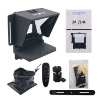 Mobile Phone Teleprompter Portable DSLR Camera Prompter with Remote for Recording Live Broadcast