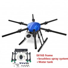 EFT E616S 16L Agricultural Drone Spraying Drone 6 Axis Multi-rotor Hexacopter 16KG Folding Wheelbase Frame Kit with Brushless Sprying System