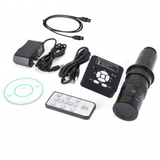 41MP USB Industrial Microscope Camera HDMI 1080P + 180X C-Mount Lens Kit For Mobile Phone PCB Repair