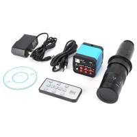 14MP Industrial Microscope Camera HDMI USB Microscope Camera w/ 180X Zoom C-Mount Lens
