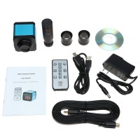 14MP Digital Microscope Magnifier Industrial Microscope Camera HDMI with 0.5X C-Mount Adapter