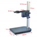21MP Industrial Microscope Camera HDMI w/ 130X C-Mount Lens + 56 LED Ring Light + Stand For Lab PCB