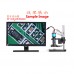21MP Industrial Microscope Camera HDMI w/ 130X C-Mount Lens + 56 LED Ring Light + Stand For Lab PCB