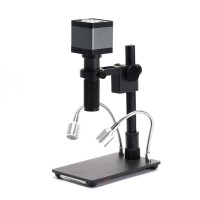 48MP USB Industrial Microscope Camera Stand Kit FHD 1080P with 120X C-Mount Lens For PCB Repair