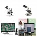 21MP USB Industrial Microscope Camera Kit HDMI 2K 1080P 60FPS with 120X Zoom Lens Adapter Rings