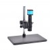 14MP USB Industrial Microscope Camera Stand Kit 1080P with 180X C-Mount Lens 60 LED Ring Light 