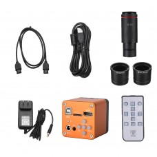 16MP Industrial Camera HDMI USB Microscope Camera Kit 1080P with 0.5X Adapter For PCB Phone Repair