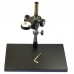 2MP Industrial Microscope Camera Stand Kit VGA 1080P w/ 8" Display 180X C-Mount Lens 56 LED Light