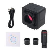 5MP Industrial Camera Industrial Microscope Camera Magnifier with 0.5X C Port Eyepiece Adapter Rings