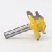 45 Degrees Mortise Cutter 8*1-1/2 Grooving Router Bit Matching Milling Cutter Woodwork Puzzle Knife