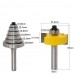 1/4 Inch Shank Rabbet Router Bit with 7 Bearings Set Tenon Cutter for 1/8 1/4 5/16 3/8 7/16 1/2 Inch Depths