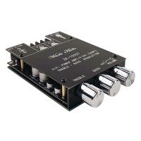 100W*2 Bluetooth 5.0 Amplifier Board 2 Channel Stereo Amplifier Treble Bass ZK-1002T Unassembled