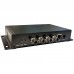4-Way SDI Video Encoder H.265 1920 x 1280 H.264 SDI Video Card For RTMP Live Streaming XE4S