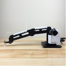 3-Axis Mechanical Robot Arm Industrial Manipulator Robotic Arm with Air Pump PLC Infrared Sensor