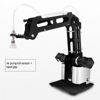3-Axis Mechanical Robot Arm Industrial Manipulator with Air Pump Remote Control Adapter Hand Grab