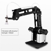 3-Axis Mechanical Robot Arm Manipulator with Air Pump Controller Adapter Infrared Sensor Hand Grab