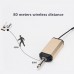 UHF Wireless Microphone System Headset Mini Microphone with Receiver Bodypack Transmitter Gold