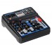 FREEBOSS AG-PS6 6 Channel Audio Mixer DC 5V Power USB Interface 2 Mono 2 Stereo 16 Digital Effects