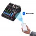 FREEBOSS A4 4 Channels Audio Mixer Bluetooth USB Sound Mixing Console 48V Phantom Power Supply