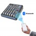 FREEBOSS SMR6 6 Channels Audio Mixer Bluetooth USB Record 2 Mono + 2 Stereo 3 Band EQ 16 DSP Effects