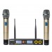 FREEBOSS FB-U09 UHF Wireless Microphone System Dual Way Digital Receiver + 2 Handheld Microphone