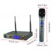 FREEBOSS KV-22 VHF Wireless Microphone 2 Handheld Mic + Receiver Dynamic Capsule Mixed Output 
