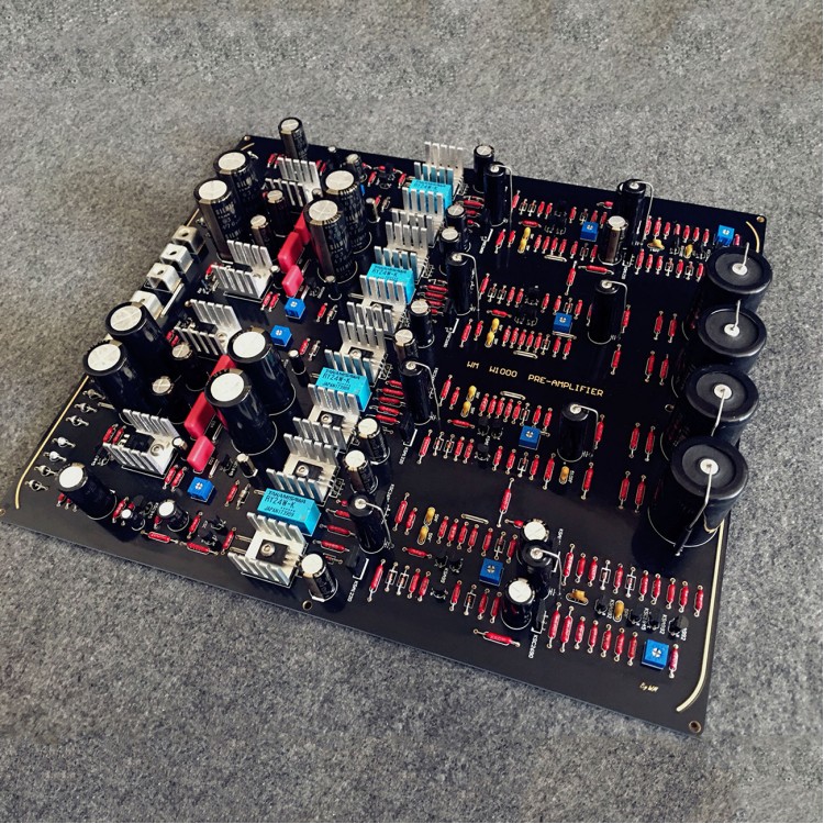 W1000 HiFi Balanced Preamp Board Stereo Audio Preamplifier Assembled