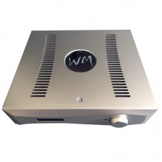 WM Preamplifier Chassis Aluminum Amplifier Case Box Pre-amp Enclosure Housing Shell Gray