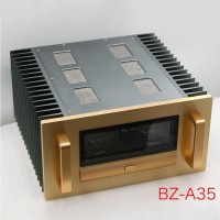 BZ-A35 Class A Power Amplifier Chassis Aluminum Enclosure DIY Amp Case with VU Meter Unassembled 