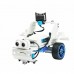 Line Tracking Robot Line Following Robot Kit Unassembled w/ APP For Scratch Programming Pearl White