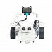 Line Tracking Robot Line Following Robot Kit Unassembled w/ APP For Scratch Programming Pearl White