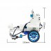 Line Tracking Robot Line Following Robot Kit Unassembled w/ APP For Scratch Programming Pearl White