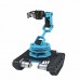 6 DOF Robot Arm RC Tracked Robot TS100 Smart Tank Car Support Bluetooth/Joystick For PS2 Unassembled