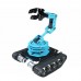6 DOF Robot Arm RC Tracked Robot TS100 Smart Tank Car Support Bluetooth/Joystick For PS2 Unassembled