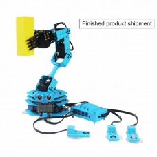 6 DOF Robot Arm Programming Mechanical Arm Robotic Arm Frame w/ HM-MS10 Steering Gears Assembled